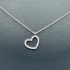 47624cb4-cb57-4aaa-98c3-513ca6fa4cb3.png Girocollo oro bianco e diamanti ciondolo a cuore
