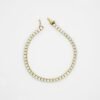 BRACCIALE TENNIS ORO GIALLO E ZIRCONI