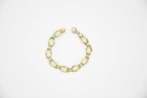 BRACCIALE ORO BIANCO E ORO GIALLO