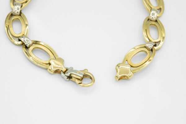 BRACCIALE ORO BIANCO E ORO GIALLO