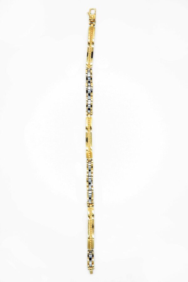BRACCIALE ORO BIANCO E ORO GIALLO