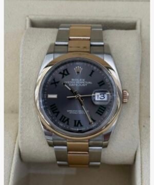 Rolex Datejust 36 Wimbledon del 2022 full set top condition con documenti e scatola