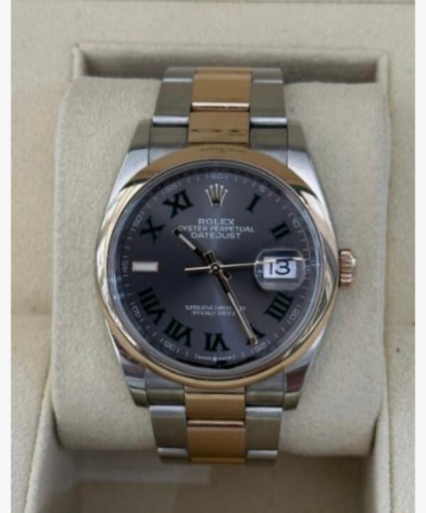 Rolex Datejust 36 Wimbledon del 2022 full set top condition con documenti e scatola