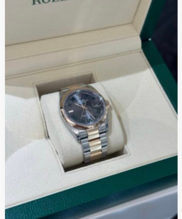 Rolex Datejust 36 Wimbledon del 2022 full set top condition con documenti e scatola