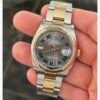 Rolex Datejust 36 Wimbledon del 2022 full set top condition con documenti e scatola