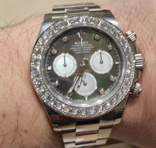 Rolex Daytona Mother Of Pearl Cosmograph Daytona Diamond "mother NUOVO 2025 full set con documenti