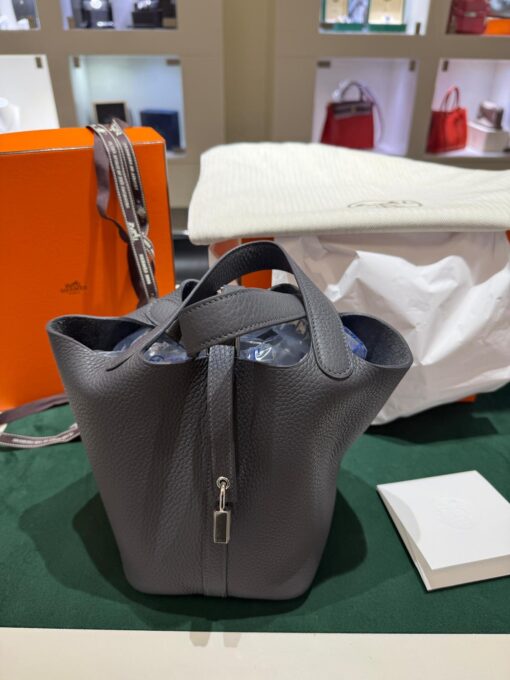 Hermès Picotin  18 nuova 2024 grigio scuro - Image 2