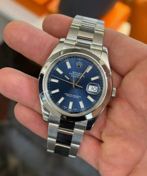 Rolex Datejust II Certified Blu index del 2013 top condition con scatola Rolex - Image 4