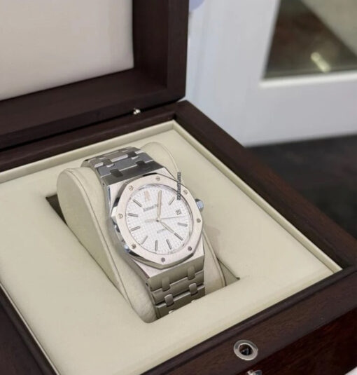 Audemars Piguet Royal Oak Selfwinding 39mm white del 2007 italiano excellent condition full set documenti - Image 3