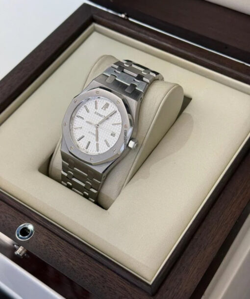 Audemars Piguet Royal Oak Selfwinding 39mm white del 2007 italiano excellent condition full set documenti - Image 4