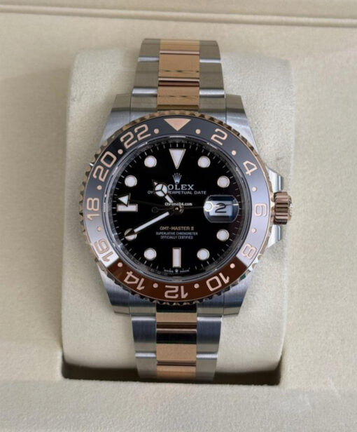 Rolex GMT-Master II Rottbeer NUOVO 2025 Febbario full set oro rosa con documenti e scatola