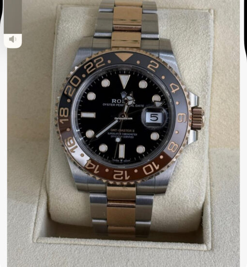 Rolex GMT-Master II Certified Rootbeer del 2020 full set top condition con documenti e scatola Rolex