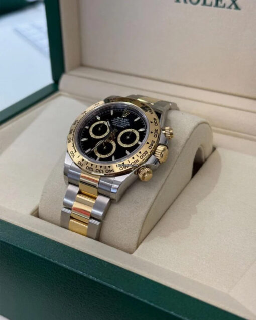 Rolex Daytona NUOVO 2025 quadrante nero acciaio oro quadrante champagne full set con documenti - Image 2