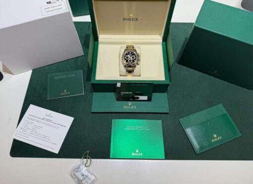 Rolex Daytona NUOVO 2025 quadrante nero acciaio oro quadrante champagne full set con documenti - Image 3