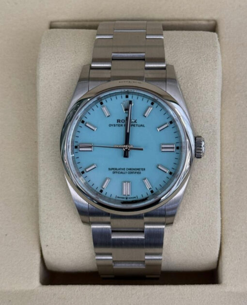 Rolex Oyster Perpetual 36 NUOVO 2025 TIFFANY full set con documenti e scatola Rolex