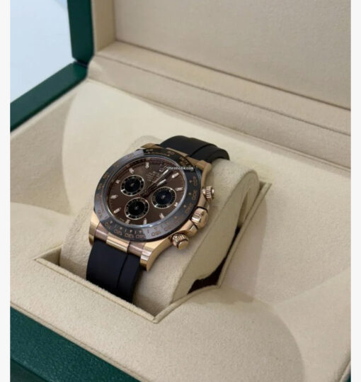 Rolex Daytona Chocolate del 2020 card verde Italia oro rosa oysterflex full set top condition - Image 3