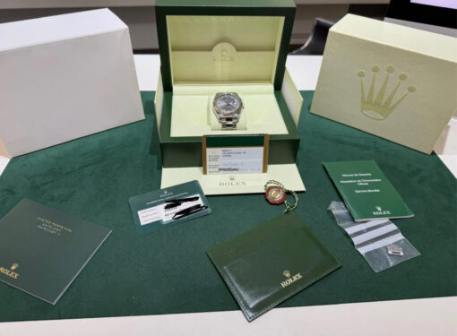 Rolex Datejust II 41mm del 2012 Italia quadrante grey in diamanti full set top condition - Image 2