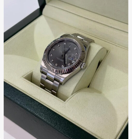 Rolex Datejust II 41mm del 2012 Italia quadrante grey in diamanti full set top condition - Image 4