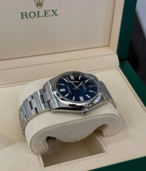 Rolex Oyster Perpetual 41 BLU del 2021 full set top condition con documenti e scatola Rolex - Image 4