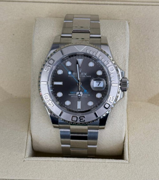 Rolex Yacht-Master 40 Rhodium del 2022 full set top condition con documenti e scatola Rolex