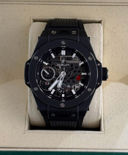 Hublot Big Bang Meca-10 black magic ceramic skeleton 45 mm del 2022 excellent condition full set