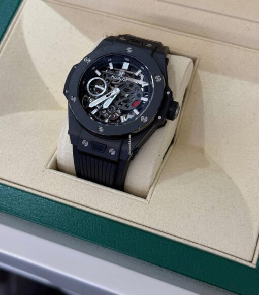 Hublot Big Bang Meca-10 black magic ceramic skeleton 45 mm del 2022 excellent condition full set - Image 4