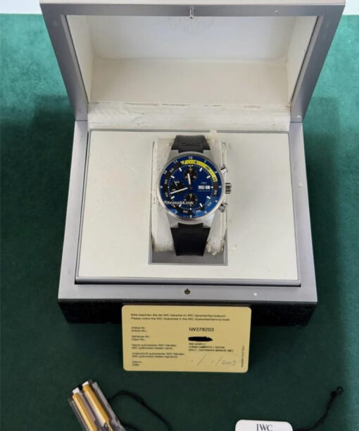 IWC Aquatimer Chronograph Calypso tribute to Calypso Limited Edition del 2009 full set top condition - Image 2