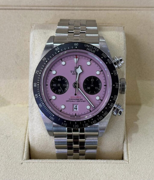 Tudor Black Bay Chrono Pink NUOVO 2025 Inter Miami full set con documenti e scatola