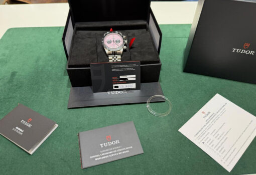 Tudor Black Bay Chrono Pink NUOVO 2025 Inter Miami full set con documenti e scatola - Image 2