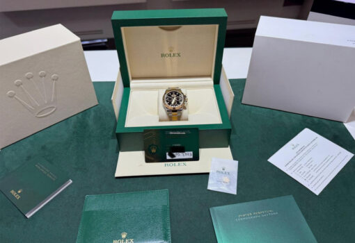Rolex Daytona NUOVO 2023 mai indossato acciaio oro quadrante nero full set con documenti scatola - Image 2