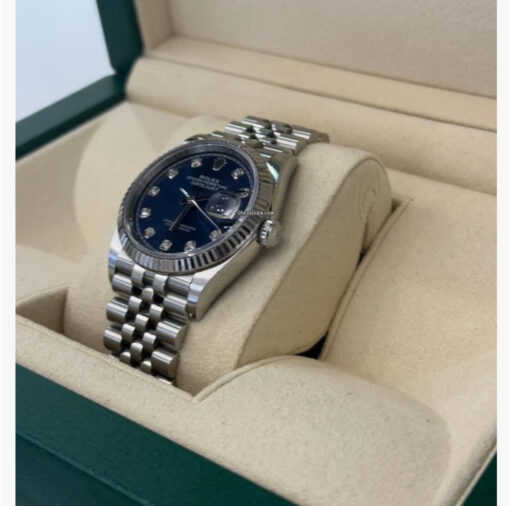 Rolex Datejust 36 quadrante in diamanti blu jubilee del 2019 full set excellent condition - Image 4