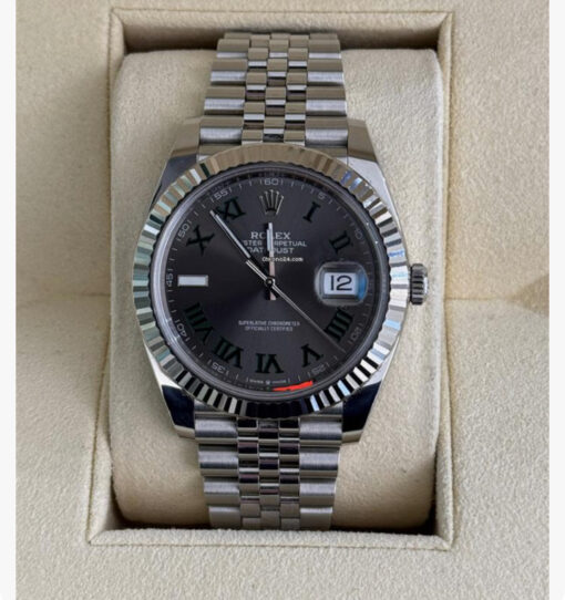 Rolex Datejust 41 Wimbledon jubilee del 2020 full set top condition con documenti e scatola