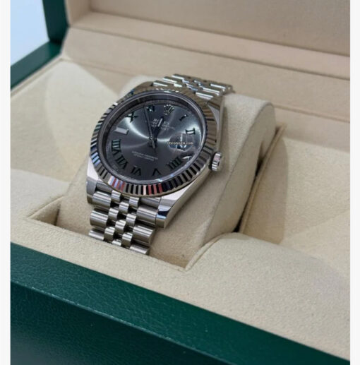Rolex Datejust 41 Wimbledon jubilee del 2020 full set top condition con documenti e scatola - Image 3