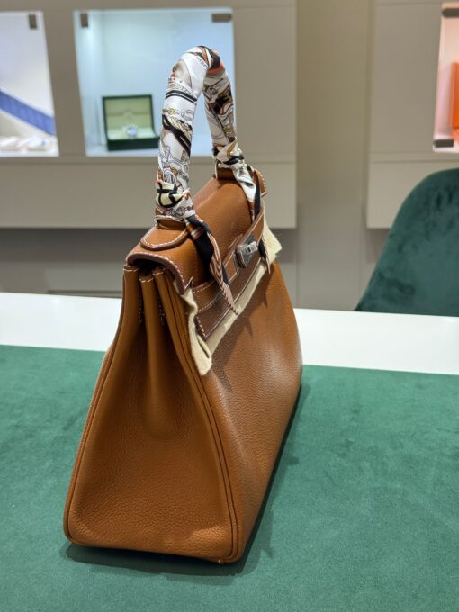 Hermes Sac Kelly II retourne 28 veau  Pellame barenia NUOVA 2025 - Image 4