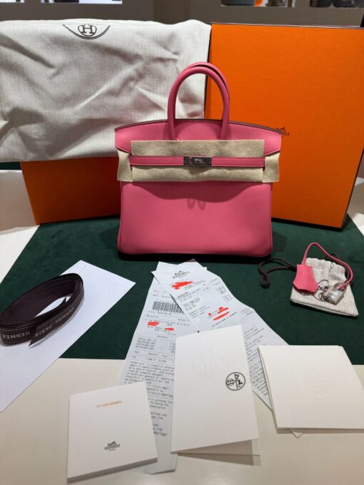 Hermès Birkin 25  veau Swift stampa K - Image 4