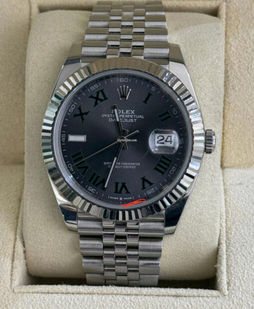 Rolex Datejust 41 Wimbledon del 2022 Jubilee full set top condition con documenti e scatola