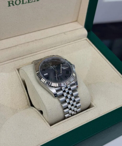 Rolex Datejust 41 Wimbledon del 2022 Jubilee full set top condition con documenti e scatola - Image 4