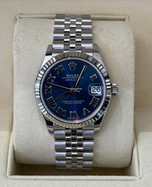 Rolex Datejust 31 NUOVO 2024 quadrante blu romani full set con documenti e scatola Rolex
