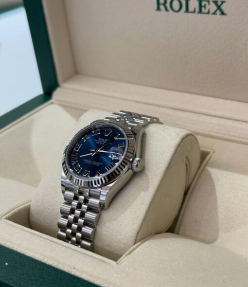 Rolex Datejust 31 NUOVO 2024 quadrante blu romani full set con documenti e scatola Rolex - Image 3