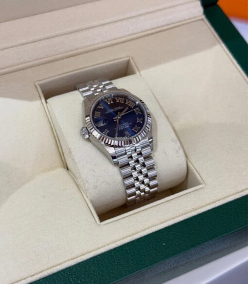 Rolex Datejust 31 NUOVO 2024 quadrante blu romani full set con documenti e scatola Rolex - Image 4