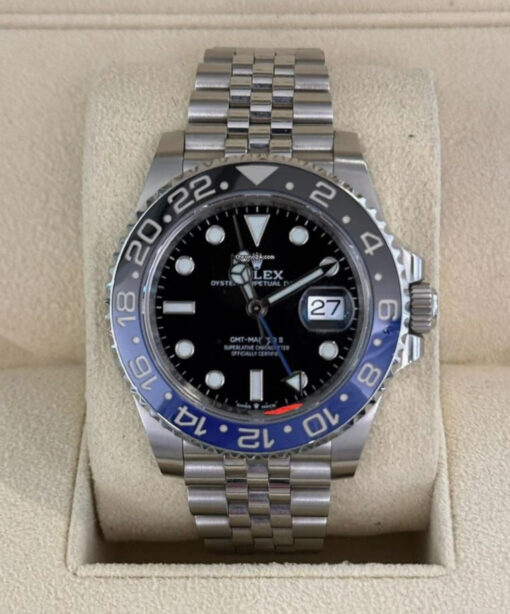 Rolex GMT-Master II Batman del 2021 full set top condition con documenti e scatola Rolex