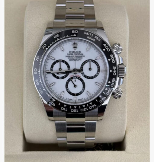 Rolex Daytona PANDA white NUOVO 2025 Aprile New model full set con documenti e scatola Rolex