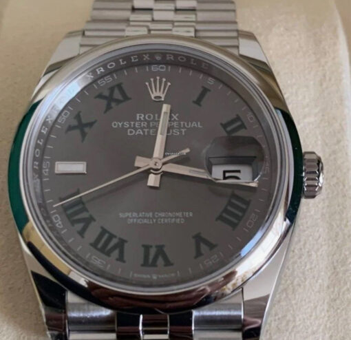 Rolex Datejust 36 NUOVO 2025 Wimbledon Jubilee full set con documenti e scatola Rolex - Image 3