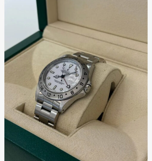 Rolex Explorer II white bianco del 1990 full set top condition con documenti e scatola - Image 3