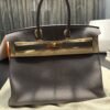 Hermès Birkin 35 veau togo  NUOVA 2019 color ( grey ) hardware Rose gold ( placcatura in oro rosa )
