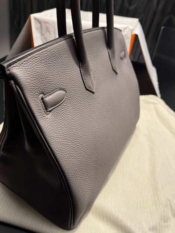 Hermès Birkin 35 veau togo  NUOVA 2019 color ( grey ) hardware Rose gold ( placcatura in oro rosa )