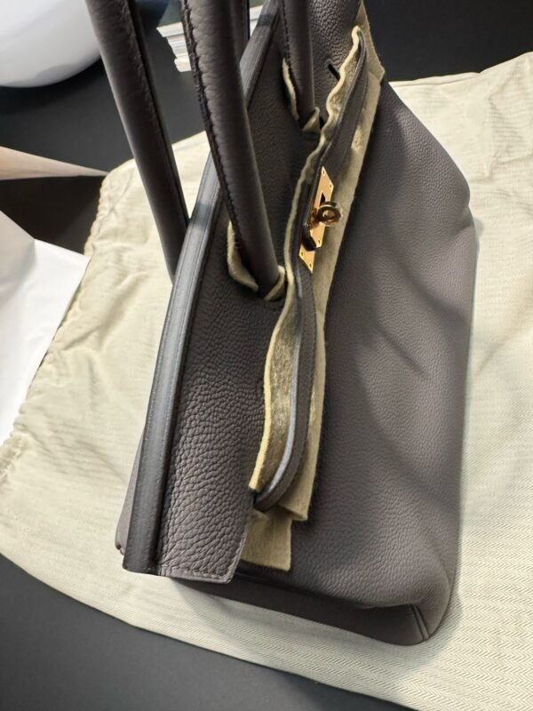 Hermès Birkin 35 veau togo  NUOVA 2019 color ( grey ) hardware Rose gold ( placcatura in oro rosa )