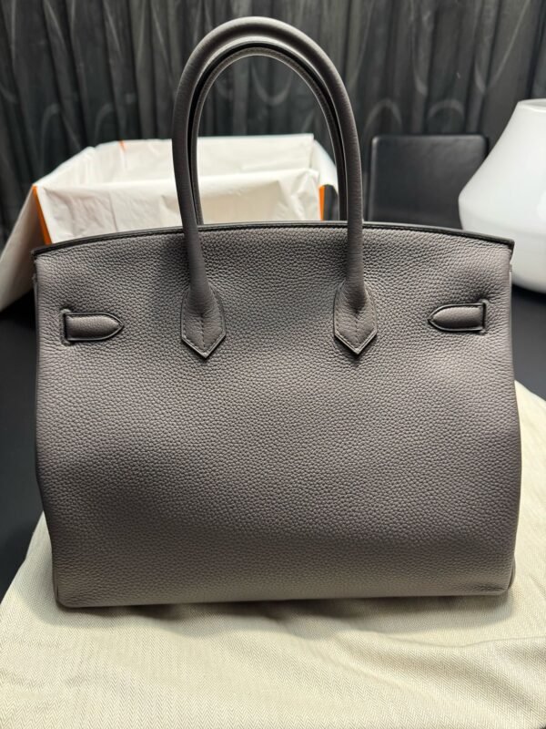 Hermès Birkin 35 veau togo  NUOVA 2019 color ( grey ) hardware Rose gold ( placcatura in oro rosa )