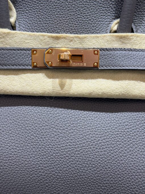 Hermès Birkin 35 veau togo  NUOVA 2019 color ( grey ) hardware Rose gold ( placcatura in oro rosa ) - Image 6