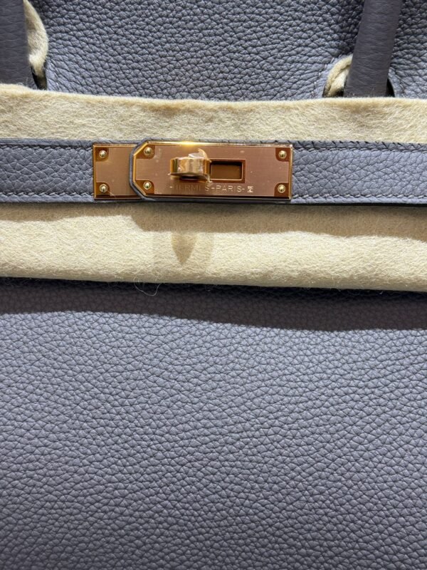 Hermès Birkin 35 veau togo  NUOVA 2019 color ( grey ) hardware Rose gold ( placcatura in oro rosa )